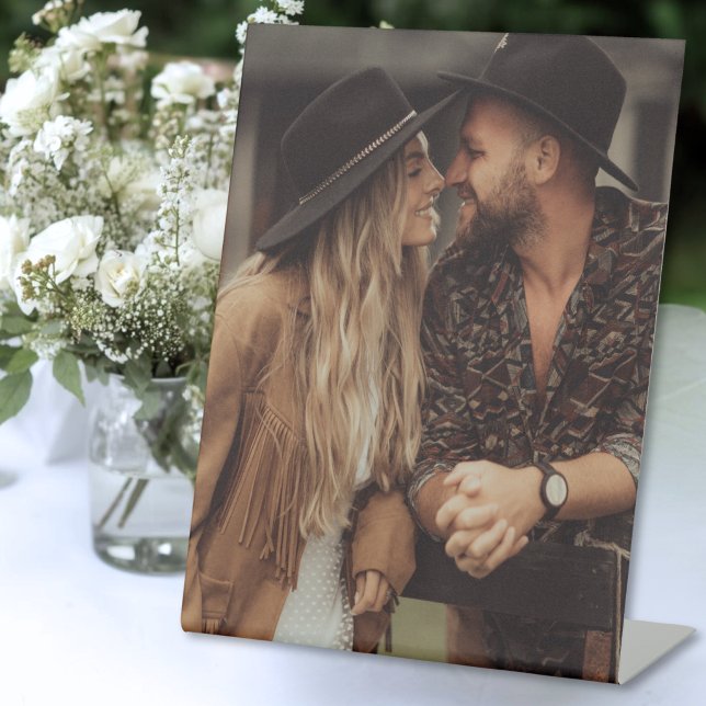 Erstelle Dein eigenes Foto Sockelschild (Create Your Own Photo Pedestal Sign)