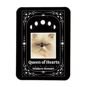 Erstelle Dein eigenes Foto-Tarot-Katzenliebhaber-H Magnet