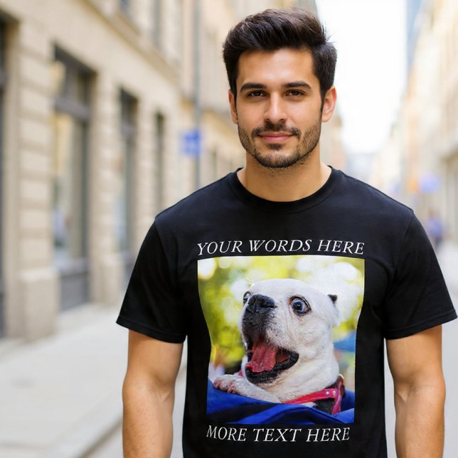 Erstelle Dein eigenes Foto und Text T-Shirt (Von Creator hochgeladen)