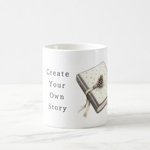 Erstelle Dein eigenes Geschichten-Tannenzapfen-Jou Kaffeetasse