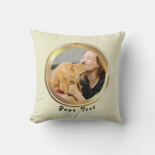 Erstelle Dein eigenes Golden Circle Hund Foto Kissen