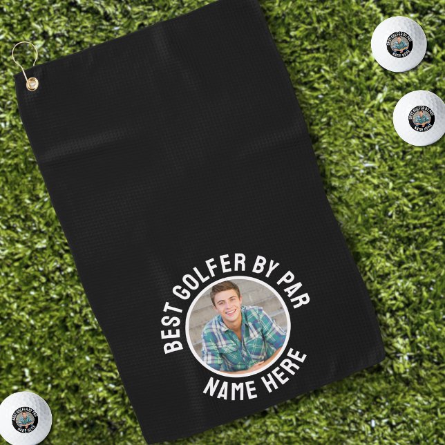 Erstelle Dein eigenes Golfer-Foto Golfhandtuch (Create your Own Photo Golf Towel)