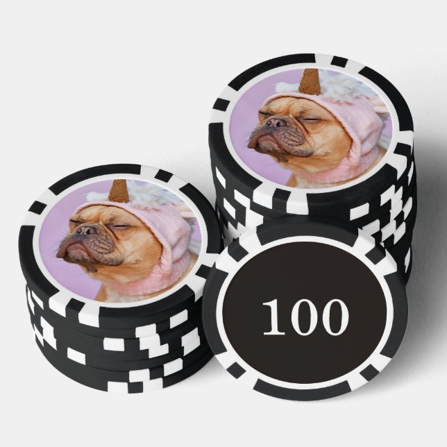 Erstelle Dein eigenes Haustier-Foto als individuel Pokerchips (Stapel)