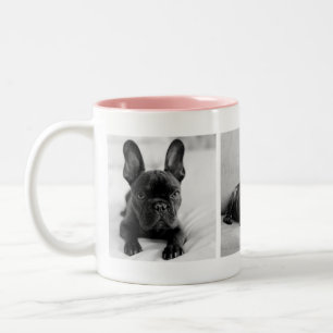 Erstelle Dein eigenes Haustier-Foto Instagram Zweifarbige Tasse