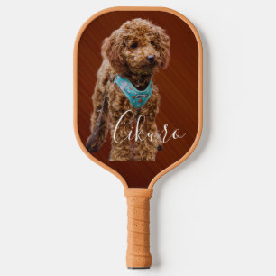 Erstelle Dein eigenes Hunde-Foto auf einem maßgesc Pickleball Schläger