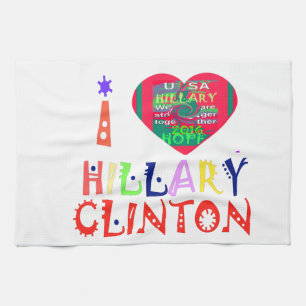 Erstelle Dein eigenes inspirierendes Hillary-Liebe Handtuch