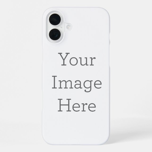 iPhone 16 Plus Slim Fit Hülle, Glänzend (Rückseite)
