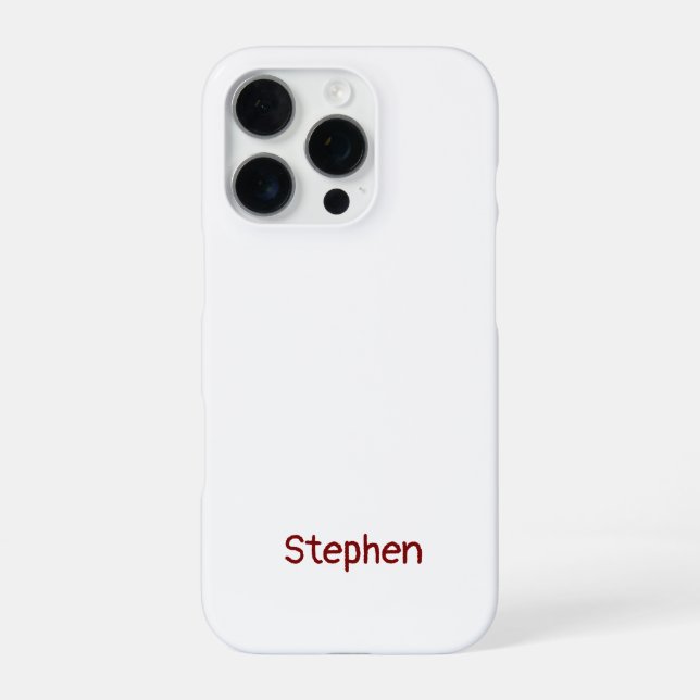 Erstelle Dein eigenes iPhone 16 Pro Slim Case Hülle (Rückseite)