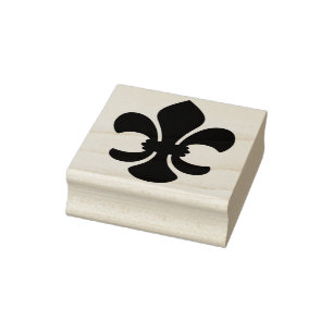 Erstelle Dein eigenes kräftiges Fleur de Lis Gummistempel