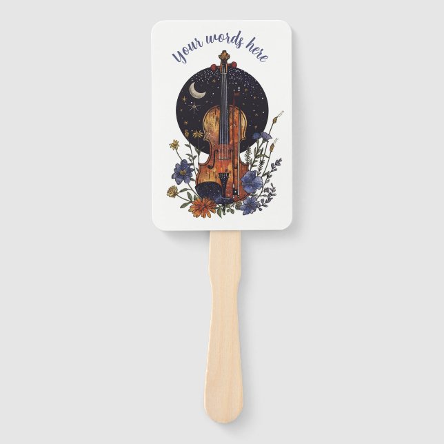 Erstelle Dein eigenes Lied vom Halbmond auf der Vi Fächer (Vorderseite)