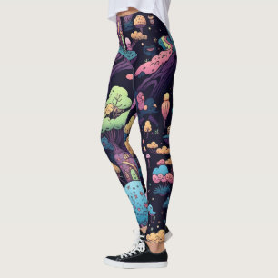 Erstelle Dein eigenes magisches Baumhaus im Wald Leggings