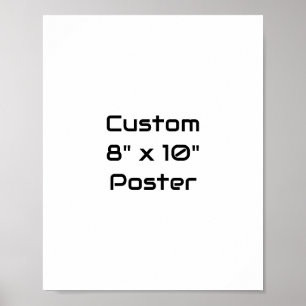 Erstelle Dein eigenes mattes Poster