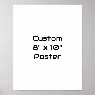 Erstelle Dein eigenes mattes Poster