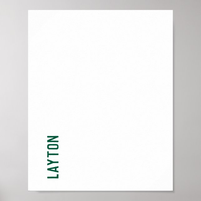 Erstelle Dein eigenes mattes Poster (Vorne)