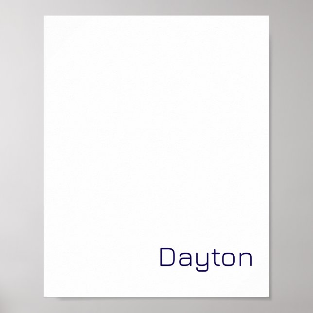 Erstelle Dein eigenes mattes Poster (Vorne)