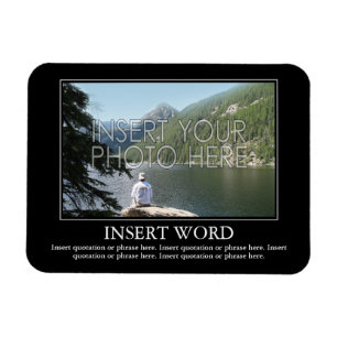 Erstelle Dein eigenes Motivationsposter Magnet