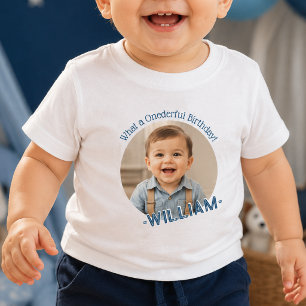 Erstelle Dein eigenes Onederful Geburtstags-Baby-T Baby T-shirt