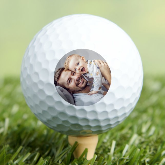 Erstelle Dein eigenes Papa-Foto Golfball (Create Your Own Dad Photo Golf Balls)