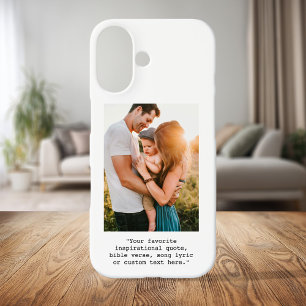 Erstelle Dein eigenes personalisiertes Foto und Zi iPhone 16 Hülle