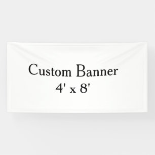 Erstelle dein eigenes personalisiertes Vinyl 4' x Banner