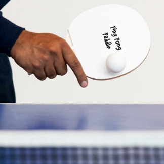 Erstelle Dein eigenes Ping-Pong-Schläger, rote Gum Tischtennis Schläger