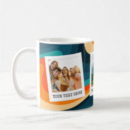 Erstelle Dein eigenes Retro-3-Foto Kaffeetasse