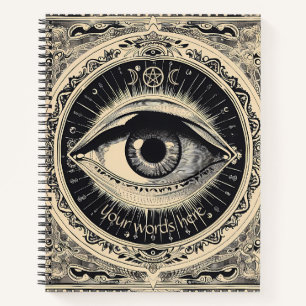 Erstelle dein eigenes Retro Böser Blick Notizbuch