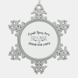 Erstelle Dein Eigenes Schneeflocken Zinn-Ornament
