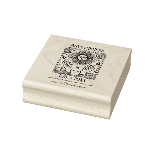 Erstelle Dein Eigenes Solar Magic Tarot Hands Gummistempel (Stempel)