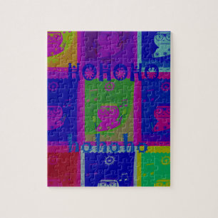 Erstelle Dein eigenes spezielles Santa HoHoHo Pop- Puzzle