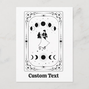 Erstelle Dein eigenes Tarot Himmelsmond Astrologis Feiertagspostkarte