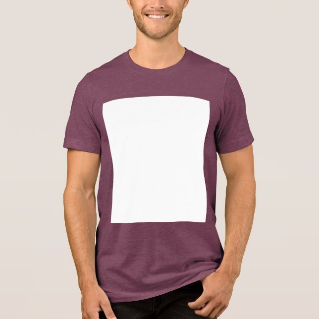 Erstelle Dein Eigenes Tri-Blend Shirt (Vorderseite)