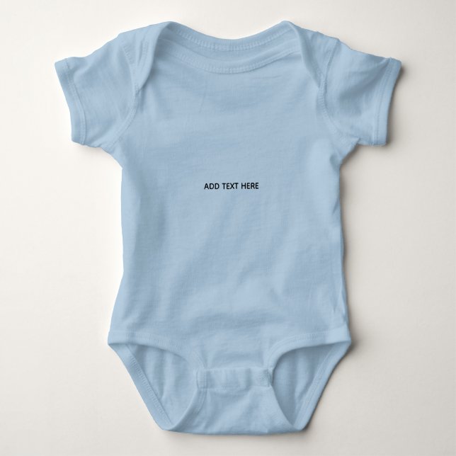 Erstelle dein eigenes Weiß  Baby Strampler (Vorderseite)