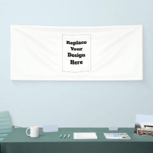 Erstelle dein eigenes Weiß Banner
