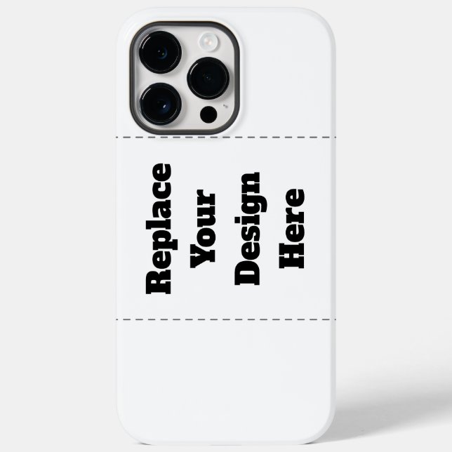 Erstelle Dein eigenes Weiß Case-Mate iPhone Hülle (Rückseite)