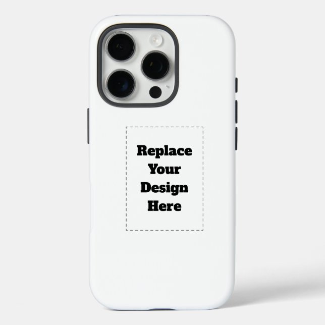 Erstelle dein eigenes Weiß Case-Mate iPhone Hülle (Rückseite)