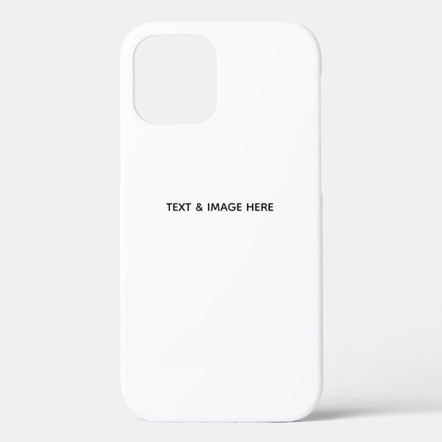 Erstelle dein eigenes Weiß Case-Mate iPhone Hülle (Rückseite)