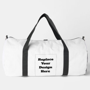 Erstelle dein eigenes Weiß Duffle Bag