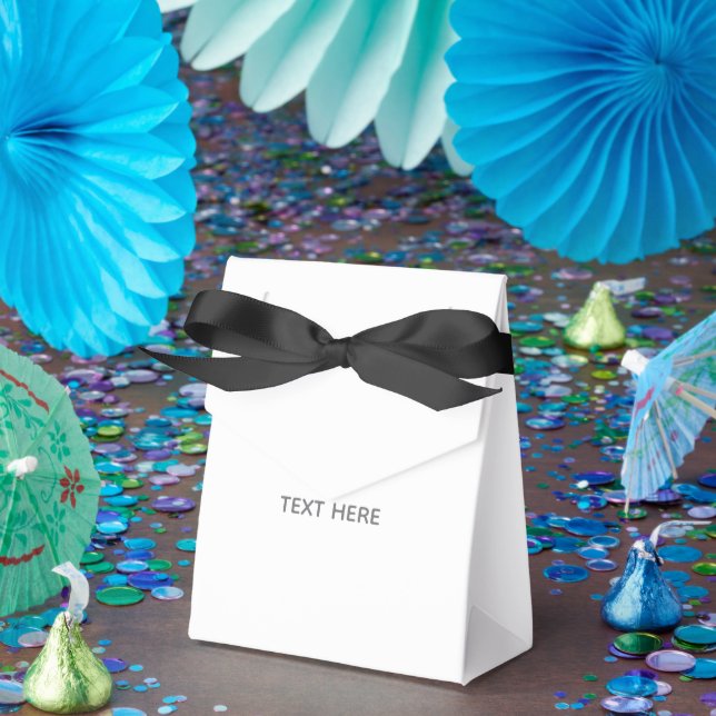 Erstelle dein eigenes Weiß  Geschenkschachtel (Party)