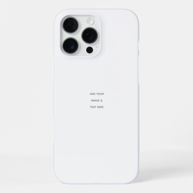 Erstelle Dein eigenes Weiß iPhone Hülle (Rückseite)