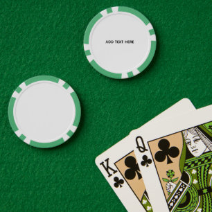 Erstelle dein eigenes Weiß  Pokerchips