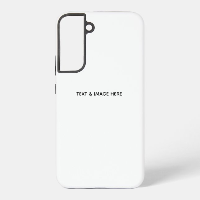 Erstelle dein eigenes Weiß Samsung Galaxy Hülle (Rückseite)