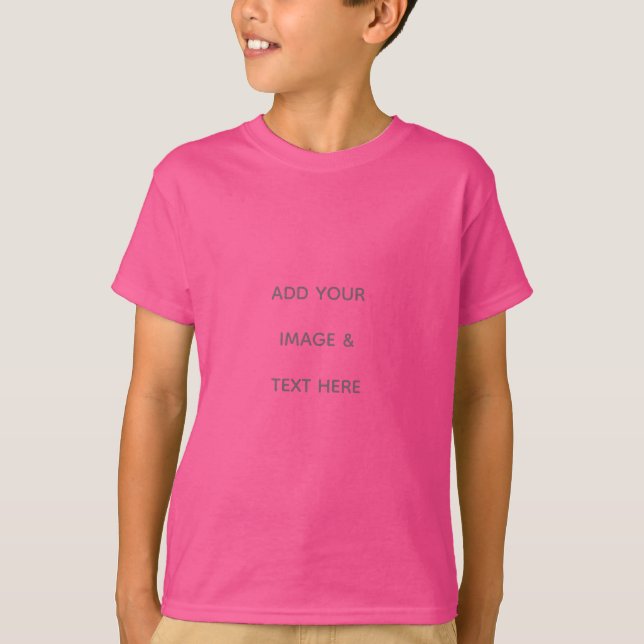Erstelle Dein eigenes Weiß T-Shirt (Vorderseite)