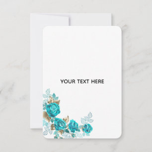 Erstelle dein eigenes weißes Elegantes RSVP Karte