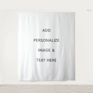 Erstelle Dein eigenes weißes Extra-Large Wandteppich
