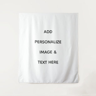 Erstelle Dein eigenes weißes Extra-Large Wandteppich
