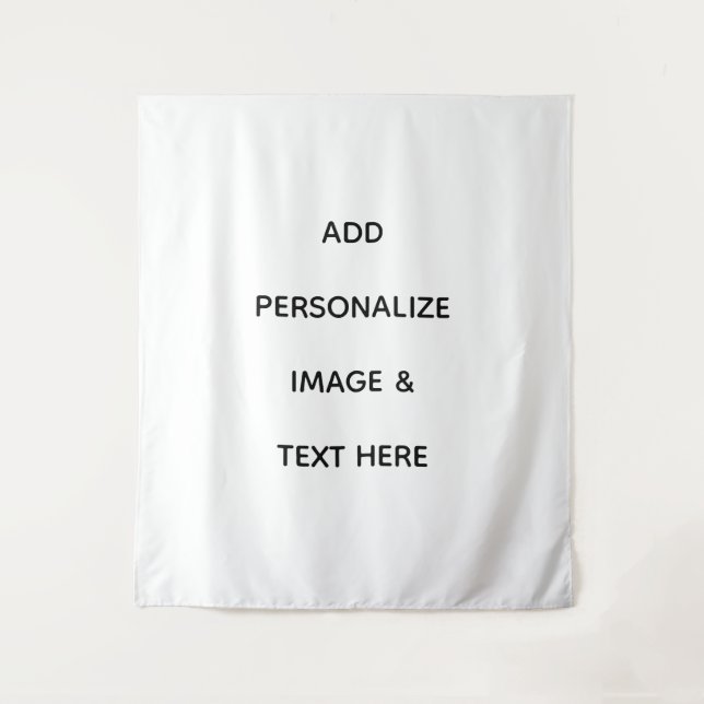 Erstelle Dein eigenes weißes Extra-Large Wandteppich (Vorderseite)