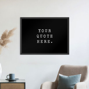 Erstelle Dein eigenes Zitatposter Poster
