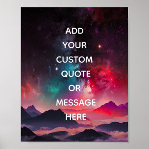 Erstelle Dein eigenes Zitatposter Poster