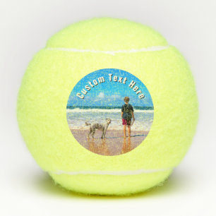 Erstelle Dein Haustier-Foto Hund Tennisbälle Benut
